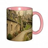 Description du matériau : Fabriqué en céramique de haute qualité, le mug présente un revêtement lisse et uniforme. Le fond est élégant et poli, avec une anse classique courbée, soigneusement soudée et douce au toucher.