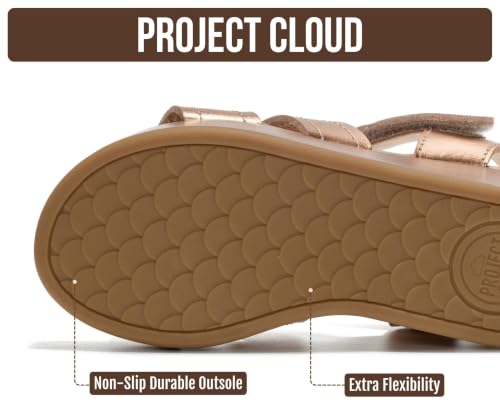 Image of Project Cloud Girls Sandals with Adjustable Buckle Wedge Sandals 2026