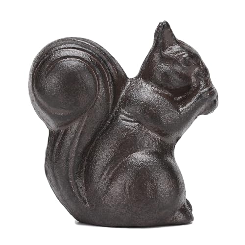 Figura Decorativa Ardillas de Hierro Fundido miniatura 4