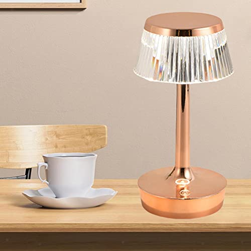 Image of (16 Color Portable Cordless LED Table Lamp with Touch Sensor - RGB Dimmable and Adjustable Brightness, Rechargeable Lamp with Remote Control, Desk Lamp for Living Room, Bedroom.