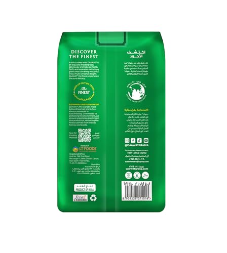 Image of Daawat Biryani Basmati Rice| World S Longest Rice Grain Expands 24Mm* | Tasty, Non-Sticky & Rich Aroma |Naturally Aged|1 Kg.. (Pack of 3)
