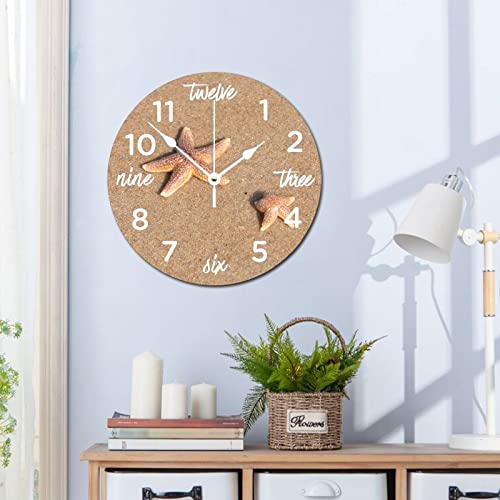 Horloge murale en bois de qualité supérieure sans tic-tac - 8