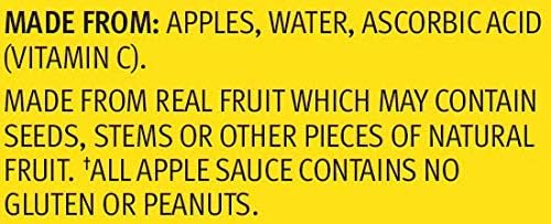 Mott's Fruitsations Apple Sauce, Unsweetened, 104 mL per Unit, Pack of 72 - 5