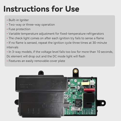 3316348.900 3316348.000 RV Fridge Control Board Compatible with Dometic DM2652 DM2852 RM2652 NDM1062 RM2852 RM2351 RM2354, Seven Ports bottom. Not Replace The Bottom Eight Or Ten Ports old board by XINMANG - Used condition - Image 6