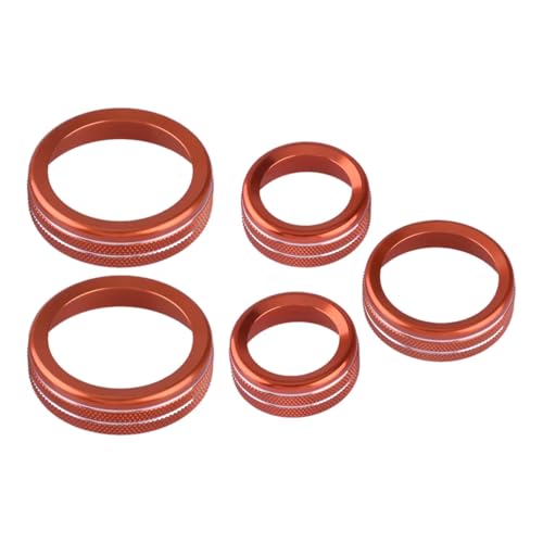 Caches boutons console Maverick 2022-2023 en alliage d'aluminium orange durable
