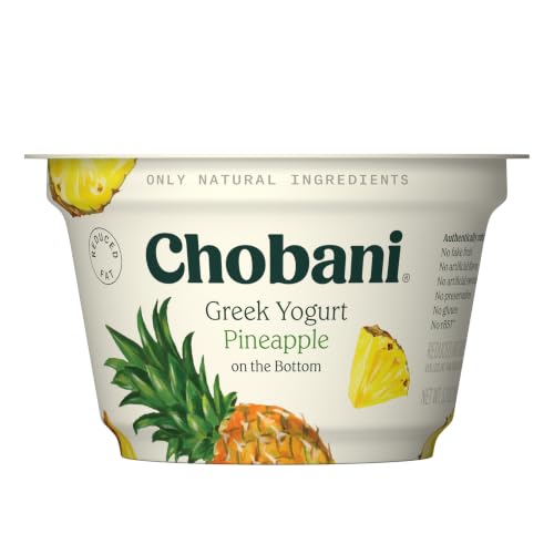 Chobani Low-Fat Greek Yogurt With Pineapple On The Bottom