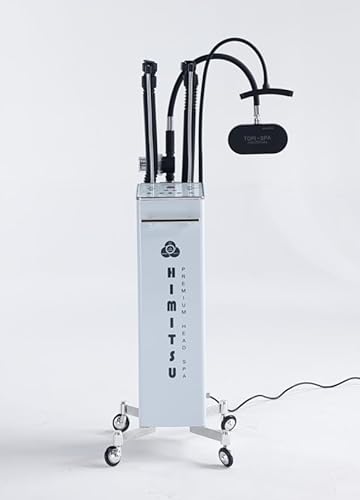 TOPCIA SPA Professional Salon Steamer System with 6 Modes & Adjustable Stand - Dual-Core Microcrystal Hair & Scalp Steamer for Deep Treatment, Perm, Dyeing, Ozone Sanitization, Home & Salon Us(White)