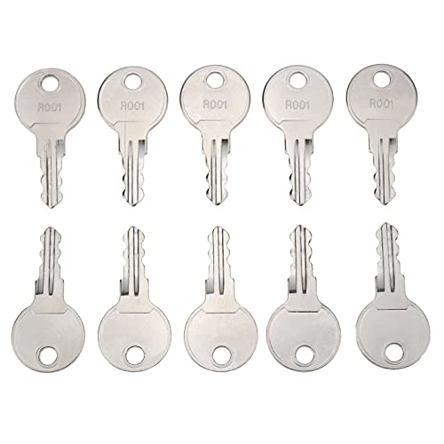 Image of DVPARTS 10X RV Camper Trailer Key R001 230012 RV Keys Compatible with Baggage /Compartment Door Key