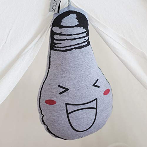 Preisvergleich Produktbild Boufery Cartoon Plüsch Glühbirne Kissen Anhänger Spielzeug, Kuscheltier Spielzeug, Baby Schlafen Beschwichtigen Puppe, Kinder 60 cm (C)