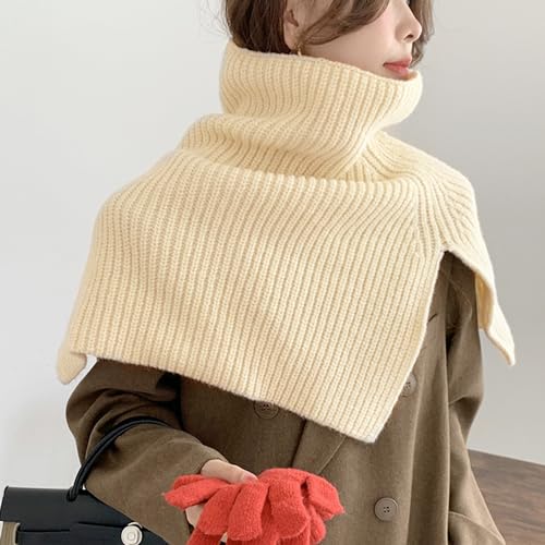 Hoce Women's Winter Knit Scarf Fashion Thick Warm Circle Scarves Neck to Shoulder Pashimina Shawl Wrap4