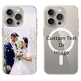 Trendi Custom Personalized Picture/Photo Phone Case for iPhone 13, 14, 15, 16,17(All Models) – UV Printed, MagSafe Compatible, Scratch-Resistant | Mobile Cover Clear