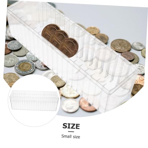 Caja organizadora para monedas con tapa transparente miniatura 6