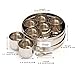 Shradha Trading Stainless Steel Masala Box, Spice Box, Masala Dabba, Spice Container, Indian Spice Box, Kitchen Spice Box, Spice Box for Chefs