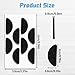 Eyeglass Nose Pads 48 Pairs Thin 1.6mm Anti Slip Eyeglass Nose Pads Self-Adhesive Thin Foam Eyeglass Nose Pads Glasses Replacement Anti Slip Nose Pads for Full Plastic Frames (Black)