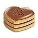 Biscolata Love Bite Chocolate Cookies with Hazelnut Cream - Heart Shaped Cookies, Delicious Premium Biscuit, Heart Snacks, Perfect for Valentines (3-Pack)