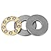 Tapered Roller Bearings 10pcs Miniature Thrust Bearing Set, Thrust Ball Bearing High Precision Low Noise Flat Steel Thrust Washer Bearings Set for Machinery Manufacturing(F7-13M