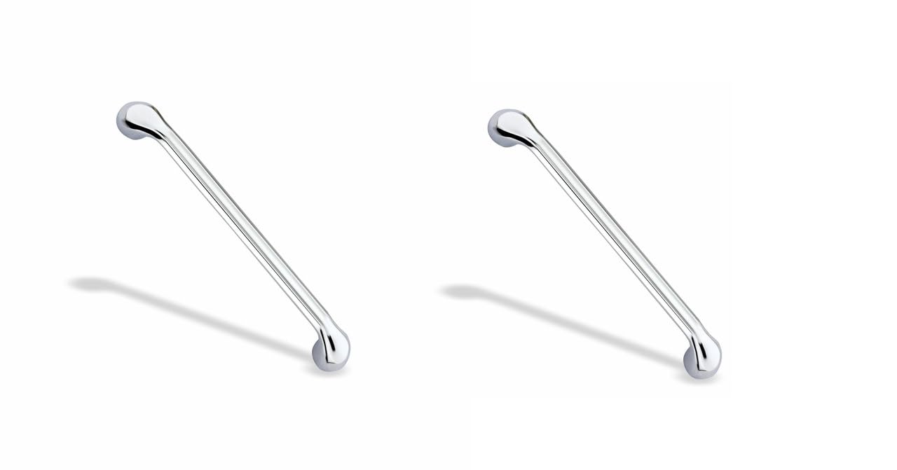 Shiv Sarika India 8" Cabinet Door Handle for Office Drawer Cupboard Almirah Kitchen Wardrobe Doors Pull Handles | CP Finish | Pack of 2 | CH-564 (B0CPVLYVYR) Amazon Price History, Amazon Price Tracker