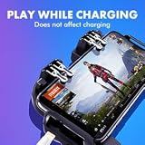 Ciciglow Mobilny kontroler gier PUBG, uchwyt do gier dla smartfona z wentylatorem chłodzącym