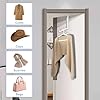 Gachiwar Lot de 2 Porte Manteau pour Porte, Cintre de Voyage, Crochet Vêtements Pliant, Crochet Escamotable Pliable Mural, pour Suspendre des Vêtements, des Sacs et des Couronnes de Noël