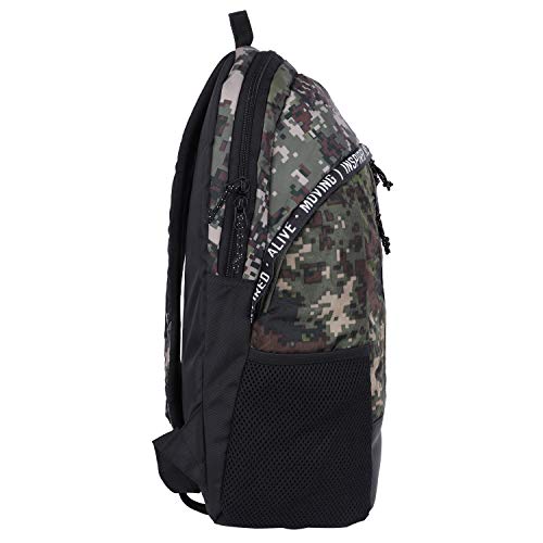 Image of Gear Statement Century 28 Ltrs Black-Camo Multipurpose Backpack for school, college, casual use (BKPSMTCNT0114)