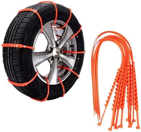 GAENZA Universal Anti Slip Snow Chains for Trucks and Suvs, Emerg...