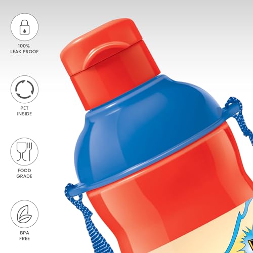 Image of Milton Kool Prime 400 Insulated Kids Water Bottle, 390 ml, Red | BPA & Lead Free | Food Grade | Leak Proof | PU Insulated | Easy to Carry