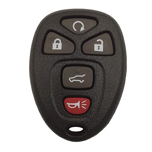 Key Shell Keyless Entry Remote Car Key Casing Key Fob Case Fit for 2007-2014 Chevy Suburban Tahoe Traverse/GMC Acadia Yukon/Cadillac Escalade SRX/Buick Enclave/Saturn Outlook