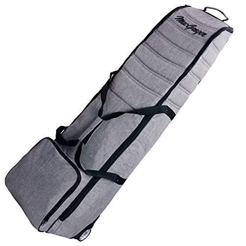 MacGregor Golf Deluxe Padded Travel Cover with Wheels, Heather Grey