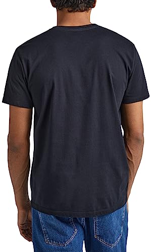 Pepe Jeans Eggo N, T-Shirt Uomo, Nero (Black),XXL