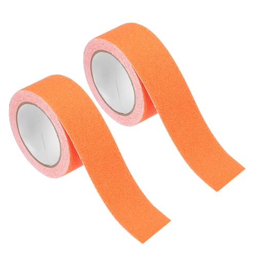 Ruban adhésif antidérapant haute adhérence et imperméable PATIKIL orange fluo à texture givrée