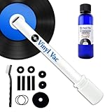 Vinyl Vac 45 Combo Record Cleaning Kit Vinyl Vac 45 with Vinyl Vac Concentrate Cleaner (2oz) w/NO Alcohol - Safe for Your Records! Vinyl Record Cleaner Kit Attaches to Your Wet/Dry vac (2oz)