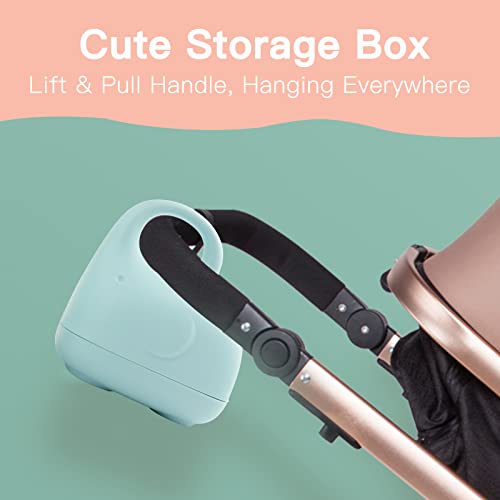 Image of Pacifier Holder Case - Animal Design Pacifier Storage Box (Blue)