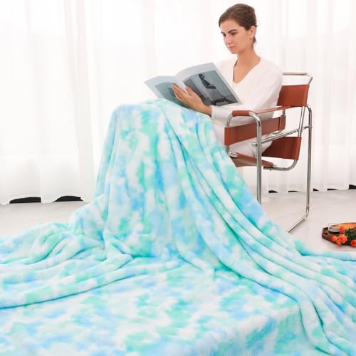 MUGD Lightweight Blanket Fleece Big Blanket Fuzzy Throw Blanket for Bed King Size