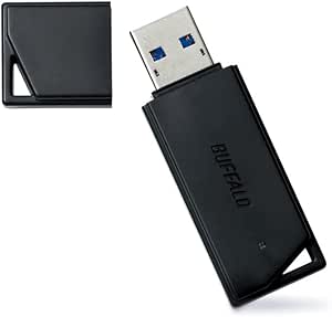【Amazon.co.jp限定】バッファロー USBメモリ 128GB USB3.2(Gen1)/3.1(Gen 1)/3.0/2.0 充実サポート RUF3-K128GA-BK/N