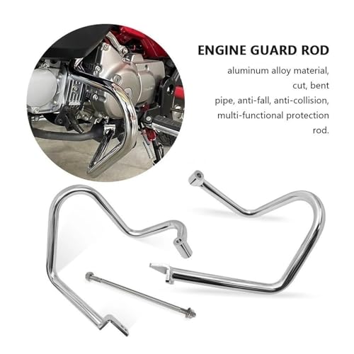 Accessoires moto Monkey 125 barre de protection anti-chute et plaque inférieure moteur