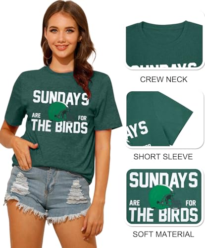 Football Shirts Women Game Day Tshirt Football Outfits Team Fan Gifts Tee Tops4