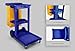 Commercial Housekeeping Janitorial cart with Vinyl Bag AF08170 Blue