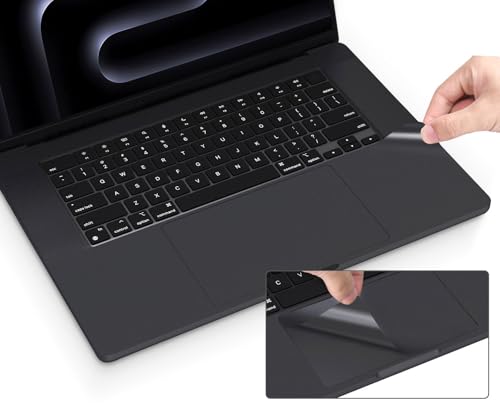 Funda para reposamanos compatible con Apple MacBook Pro 2023 de 16 pulgadas M3 Pro Max chip A2991, MacBook Pro Laptop con chip M3 Pro/Max TrackPad, protector para reposamuñecas, color negro espacial