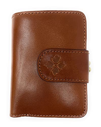 Image of Patricia Nash Leather Iberia Bifold Wallet, Tan
