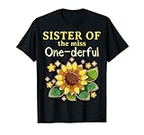 Photo Gallery sister of miss one-derful flowers 1 ° compleanno party outfit maglietta Photo Gallery sister of miss one-derful flowers 1 ° compleanno party outfit maglietta
