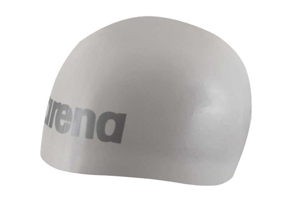arena Logo Moulded Swim Cap One Size White/Silver