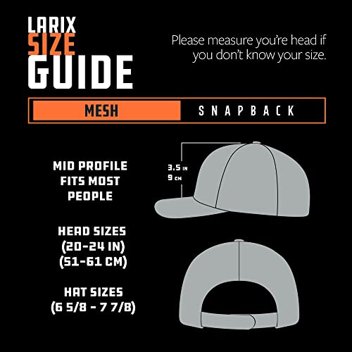 LARIX Wild Bigfoot Trucker Hat, Multicam Black