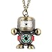 Produktbild Filigrane Roboter-Form Taschenuhr für Männer, verschleißfeste Bronze-Legierung Gehäuse Taschenuhren für Frauen, praktische Anleitung Display Anhänger Uhr für Damen