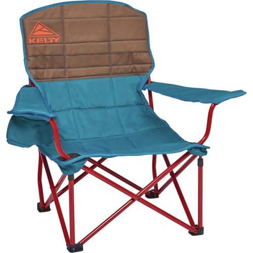 Image of Kelty Lowdown Folding Chair, Camping Seat for Backyard Parties, Soccer Saturdays, Concerts, Beach, Tailgating (Lake)