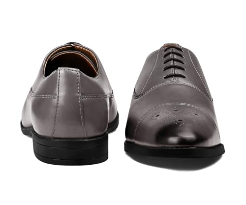Image of LOUIS STITCH Men's Formal Shoe | Derby Shoes, Lace-Up Style, Shiny Finish | Solid Design | Perfect for Formal, Business Casual, and Parties (LSRGCT)