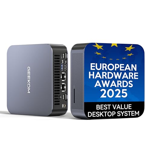GEEKOM [Einziger Europäischer Hardware Preis für Intel Mini-PC AI...