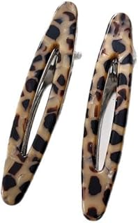 [AJIRO ACCESSORY] 【2点セット】 H044 ヘアアクセサリー ヘアピン 髪留め まとめ髪 レディース シンプル おしゃれ オケージョン ヘアアレンジ ブルーブラウン オレンジ レオパード
