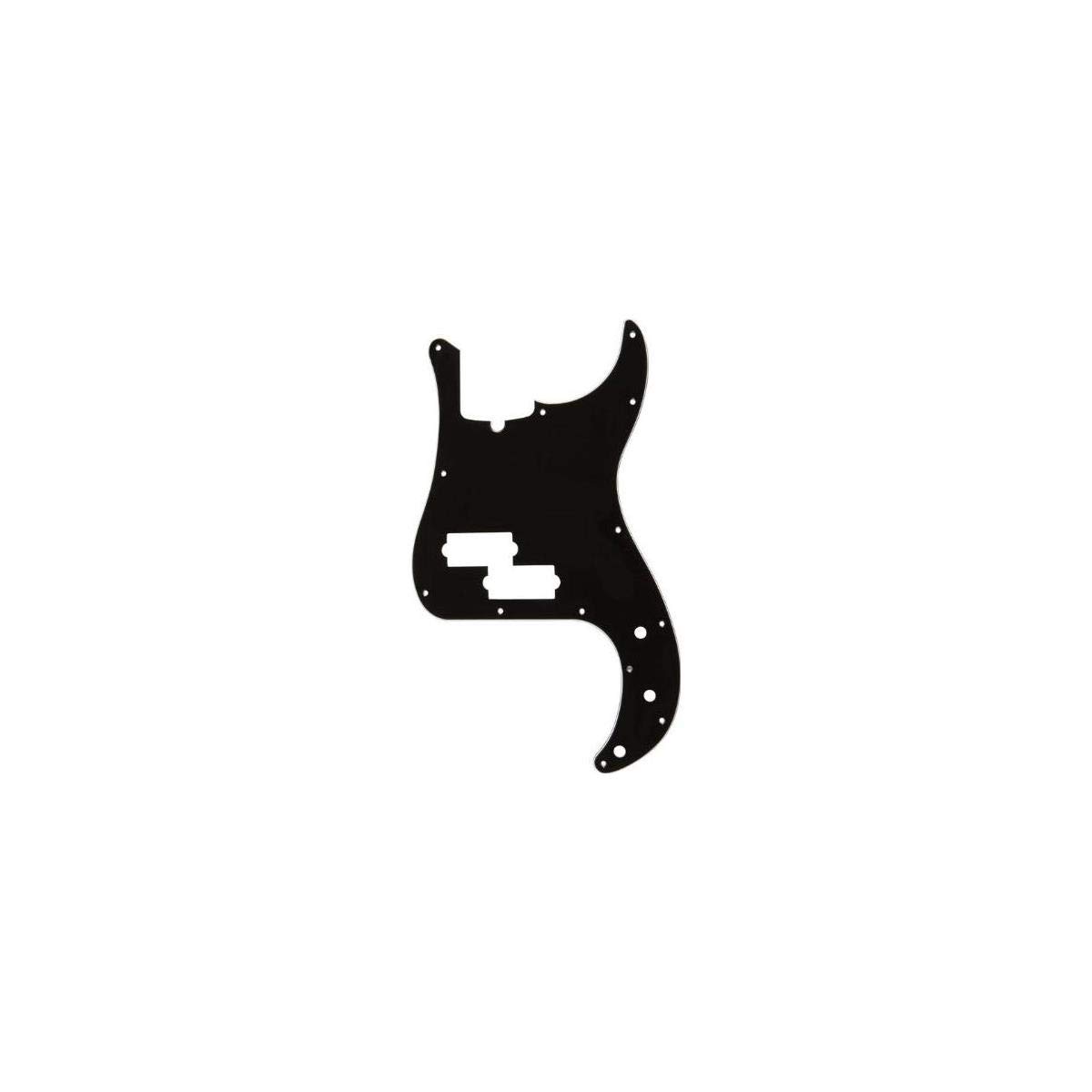 Standard Precision Bass Pickguard,13 Hole, 3-Ply - Black