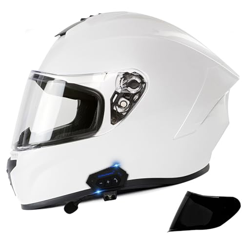 Casque intégral modulable de moto homologué ECE avec double visière taille L