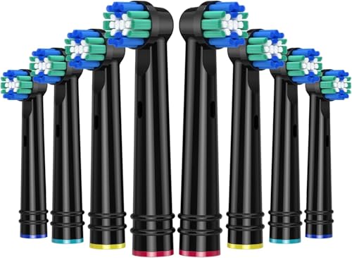 Cabezales de cepillo de recambio para oral B, Pack de 8 cabezales de cepillo de dientes eléctrico para oral B, cabezale de cepillo Classic Precision Clean para Vitality Pro Smart Genius Series